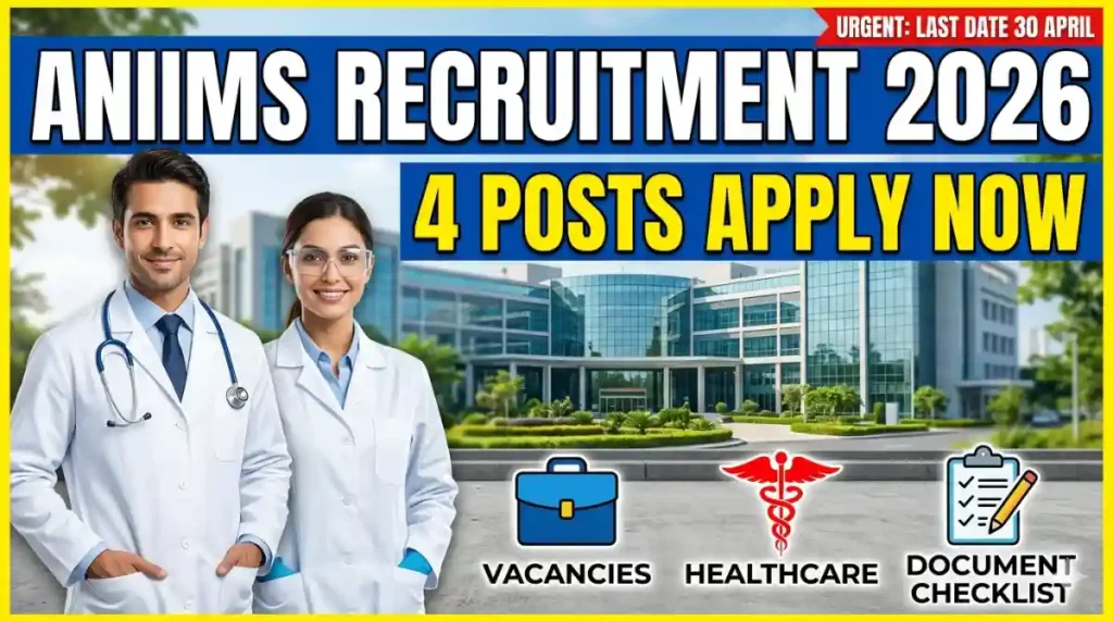 ANIIMS Recruitment 2026 Apply for Mortuary Attendant, Investigator Posts SarkariResult