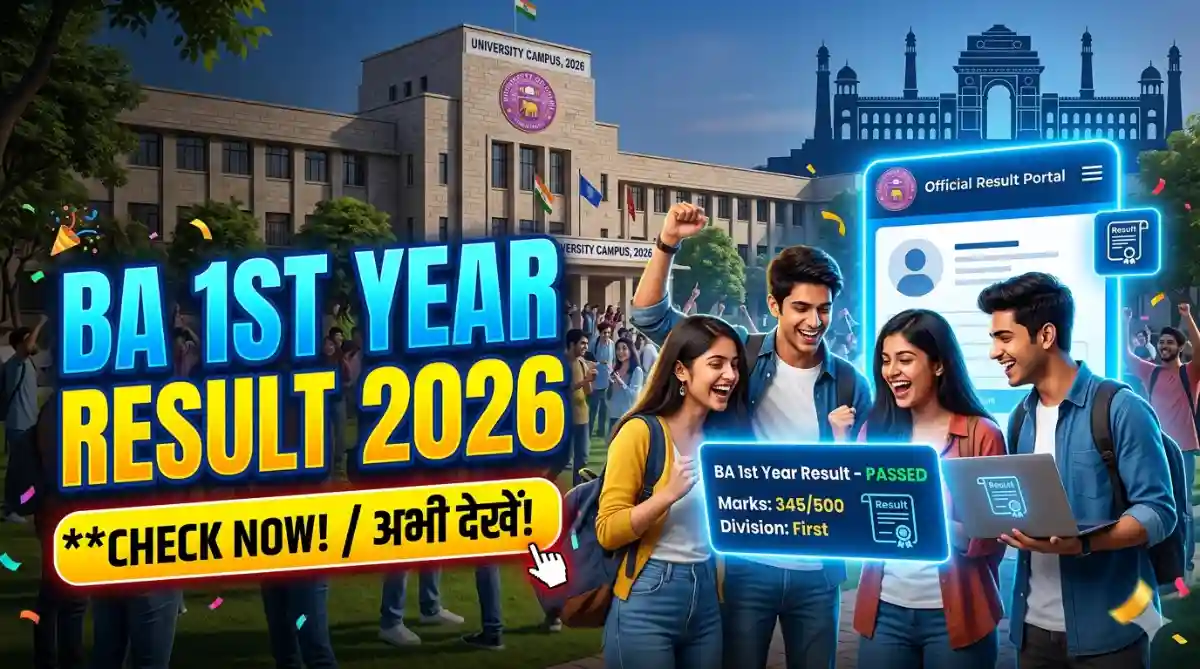 BA 1st Year Result 2026 Released Check University Wise Direct Link to Check Online