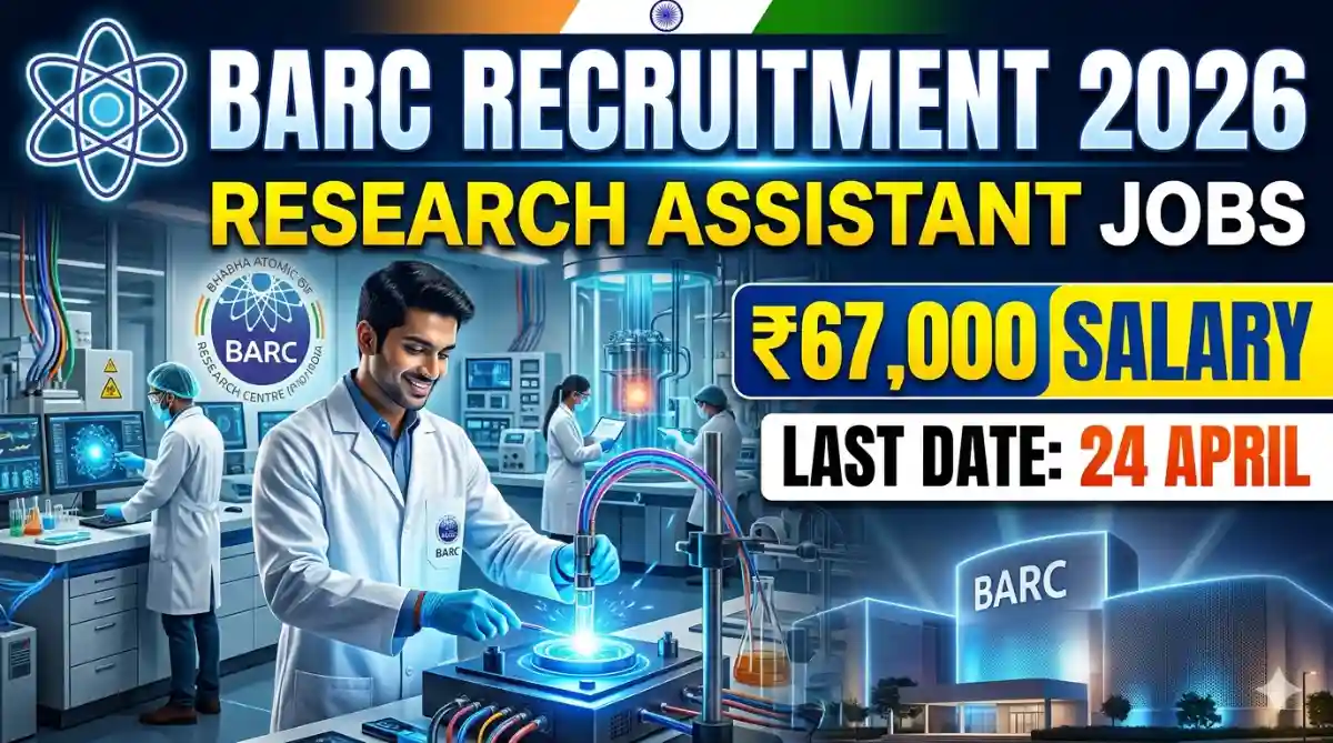 BARC Research Assistant Recruitment 2026 Apply for Research Associate 100+ Posts