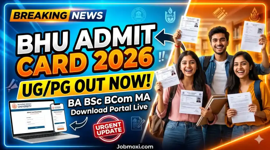 BHU Admit Card 2026 Download Link (UGPG BA BSc BCom MA) – Direct Link