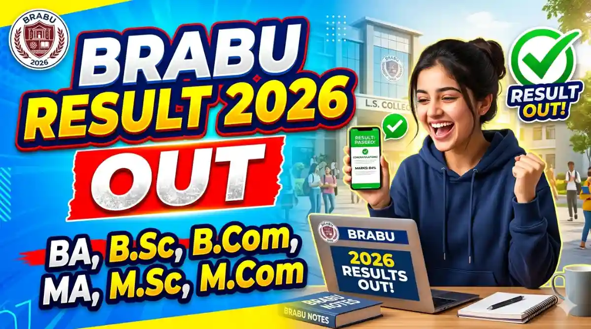 BRABU Result 2026 Released Check BA B.Sc B.Com MA M.Sc M.Com – Direct Link & Full Details