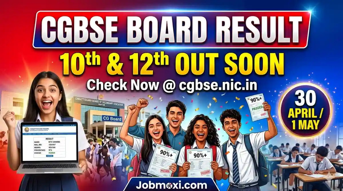 CGBSE 10th 12th Board Result @cgbse.nic.in 2026 Check Chhattisgarh Board Result Date, Direct Link, Marksheet & Latest Update