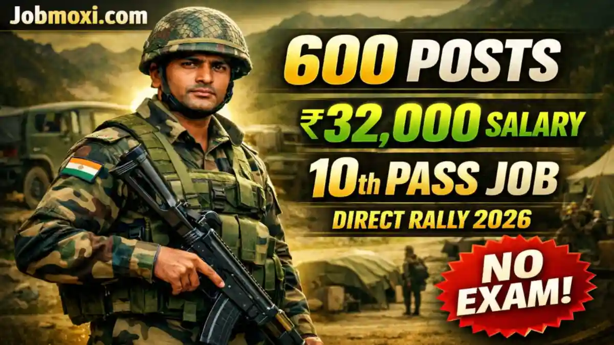 Indian Army Porter Recruitment 2026 600 Posts for 10th Pass ₹32,000 Salary, Apply Online