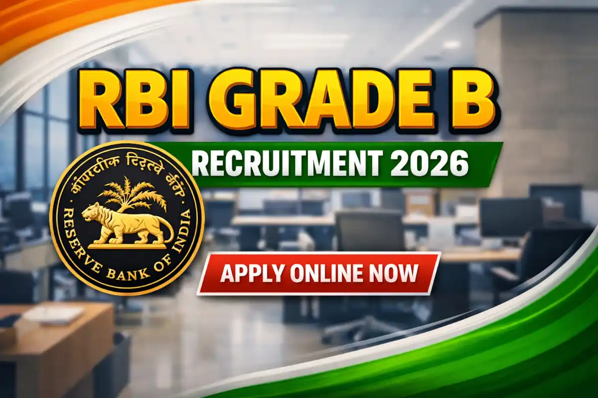 RBI Officers Grade B Recruitment 2026 Notification Out - Apply Online for 60 Posts