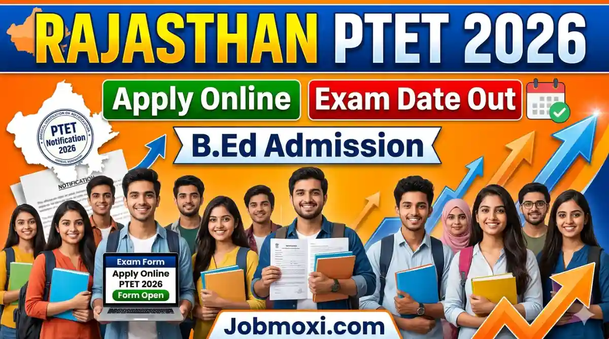 Rajasthan PTET Notification 2026 Apply Online for B.Ed Entrance Exam, Eligibility, Exam Date