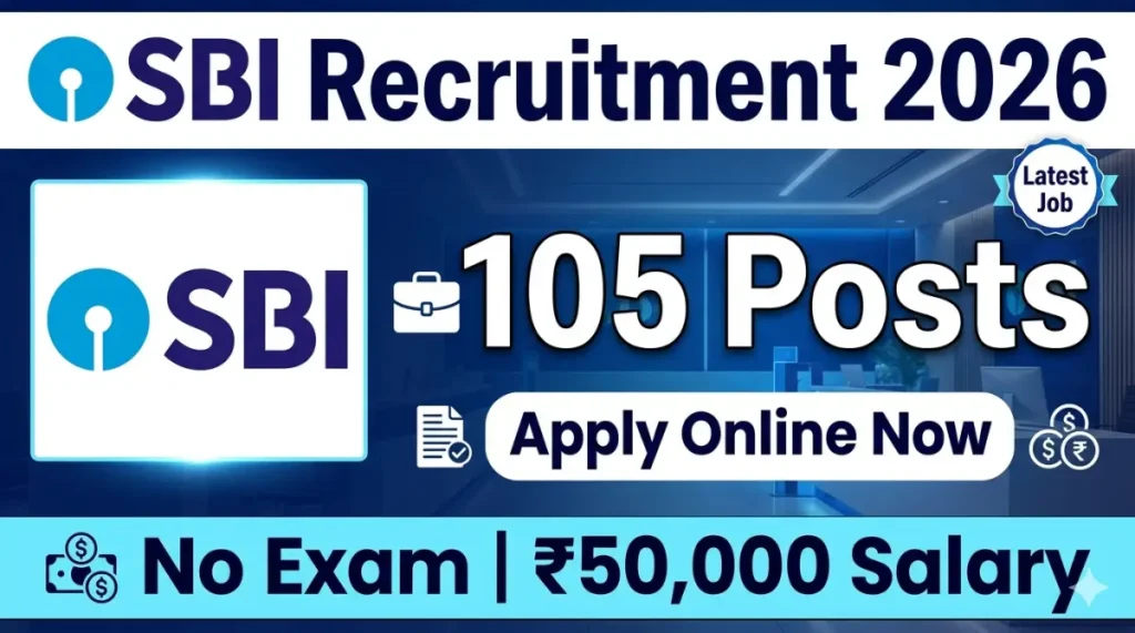 SBI Resolvers Recruitment 2026 Apply Online for 105 Posts sbi.bank.in