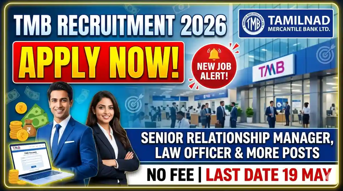 TMB Recruitment 2026 Notification Apply Online for Senior Relationship Manager, Law Officer and More Posts, Eligibility, Last Date